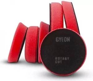 Полировальный круг средней твердости GYEON ROTARY CUT красный 80мм 2шт GYQ525